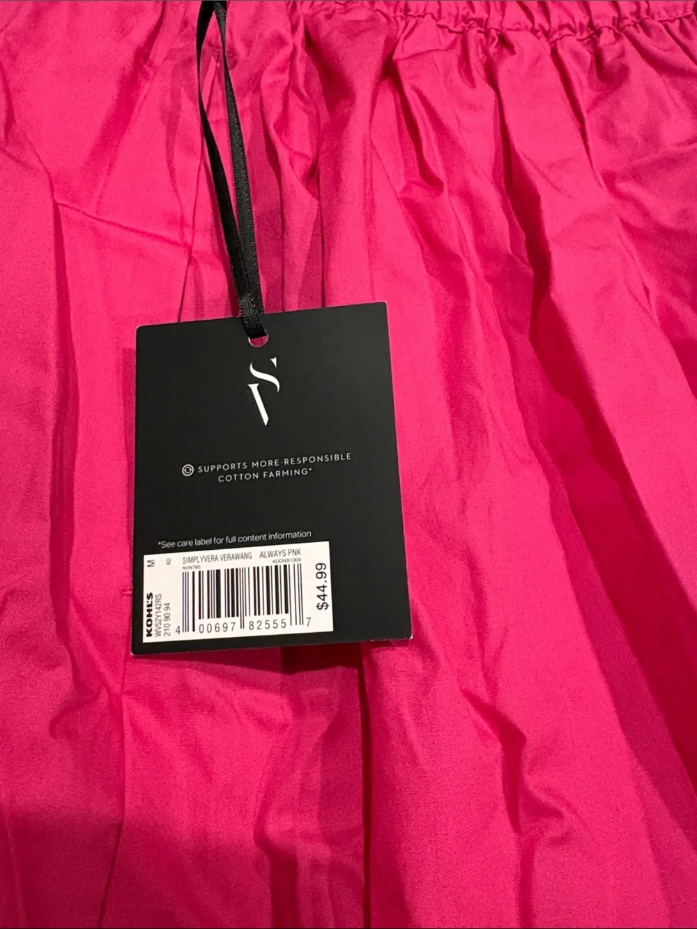 Vera Wang Bright Fuchsia Full Skirt